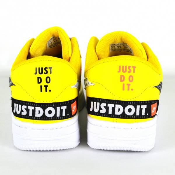 Nike Air Force 1 x OFF White, желтый, кожа, женские