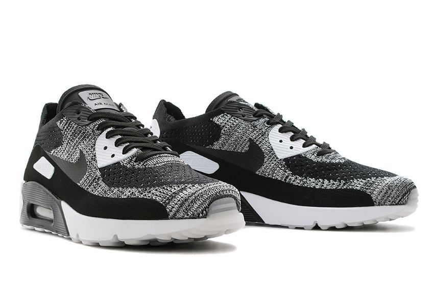  Nike Air Max 90 Ultra 2.0 Flyknit Black/White