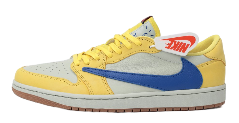 Nike Air Jordan 1 X Travis Scott Low OG "Canary" Blue